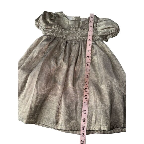 Tommy Bahama Gold Metallic Formal Dress Size 2T Girls - Picture 10 of 10